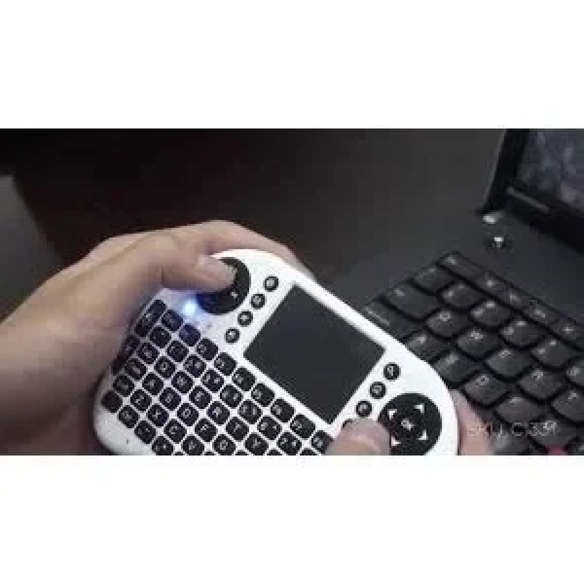 Riitek Αυθεντικό Ασύρματο Πληκτρολόγιο Original Rii i8+ Mini Bluetooth Keyboard with Touchpad RT-MWK08P λευκό
