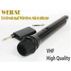 Ασύρματο Μικρόφωνο DJ/ΚΑΡΑΟΚΕ VHF Hi-Fi – WEISRE DM3308