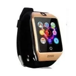Q18 Smart Watch - Ρολόι κινητό τηλέφωνο με κάρτα SIM, σε χρυσό χρώμα