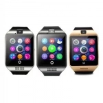 Q18 Smart Watch - Ρολόι κινητό τηλέφωνο με κάρτα SIM, σε χρυσό χρώμα