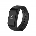 Smart Bracelet F1 Bluetooth 4.0 IP67 Αδιάβροχο, σε μαύρο χρώμα