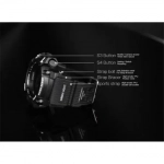 Αδιάβροχο Sport Smartwatch LCD EX16 Ρολόι Bluetooth με Βηματομετρητή + Θερμιδομετρητή, σε μαύρο χρώμα