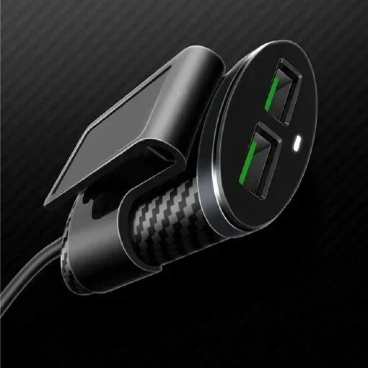 Φορτιστής Αυτοκινήτου LDNIO C502 με 4 Θύρες USB & Καλώδιο Επέκτασης
