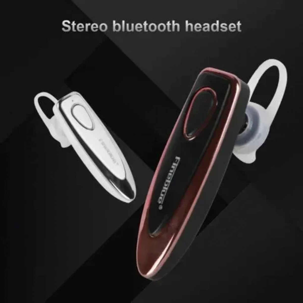 Ασύρματο στερεοφωνικό ακουστικό Bluetooth Fineblue HF66, σε μαύρο χρώμα
