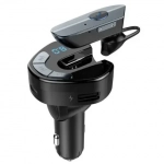 Ασύρματος Πομπός Handsfree Με Ακουστικό Bluetooth + USB Φορτιστής Αυτοκινήτου OEM V8 FM Transmitter