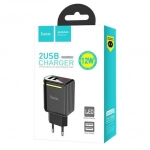 Φορτιστής Ταξιδιού Hoco C39A 2x Usb 2.4A