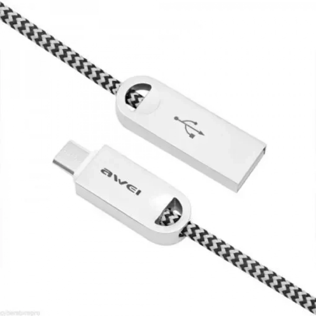 Καλώδιο Awei CL-30 Usb A to Micro, σε γκρι χρώμα
