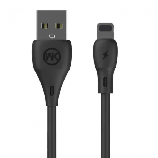 WK WDC-072 Καλώδιο Φόρτισης USB σε Lighting (1m) Μαύρο
