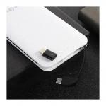 Power Bank KLGO KP-61 6000mAh, σε λευκό χρώμα