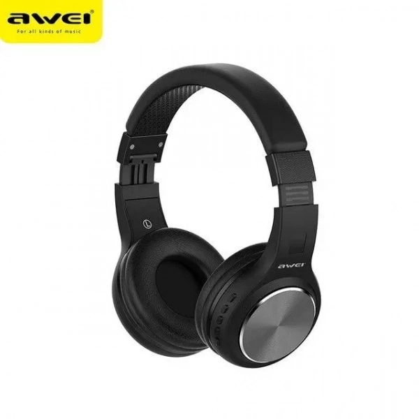 Ακουστικά Bluetooth Stereo Awei A600BL, σε ασημί χρώμα