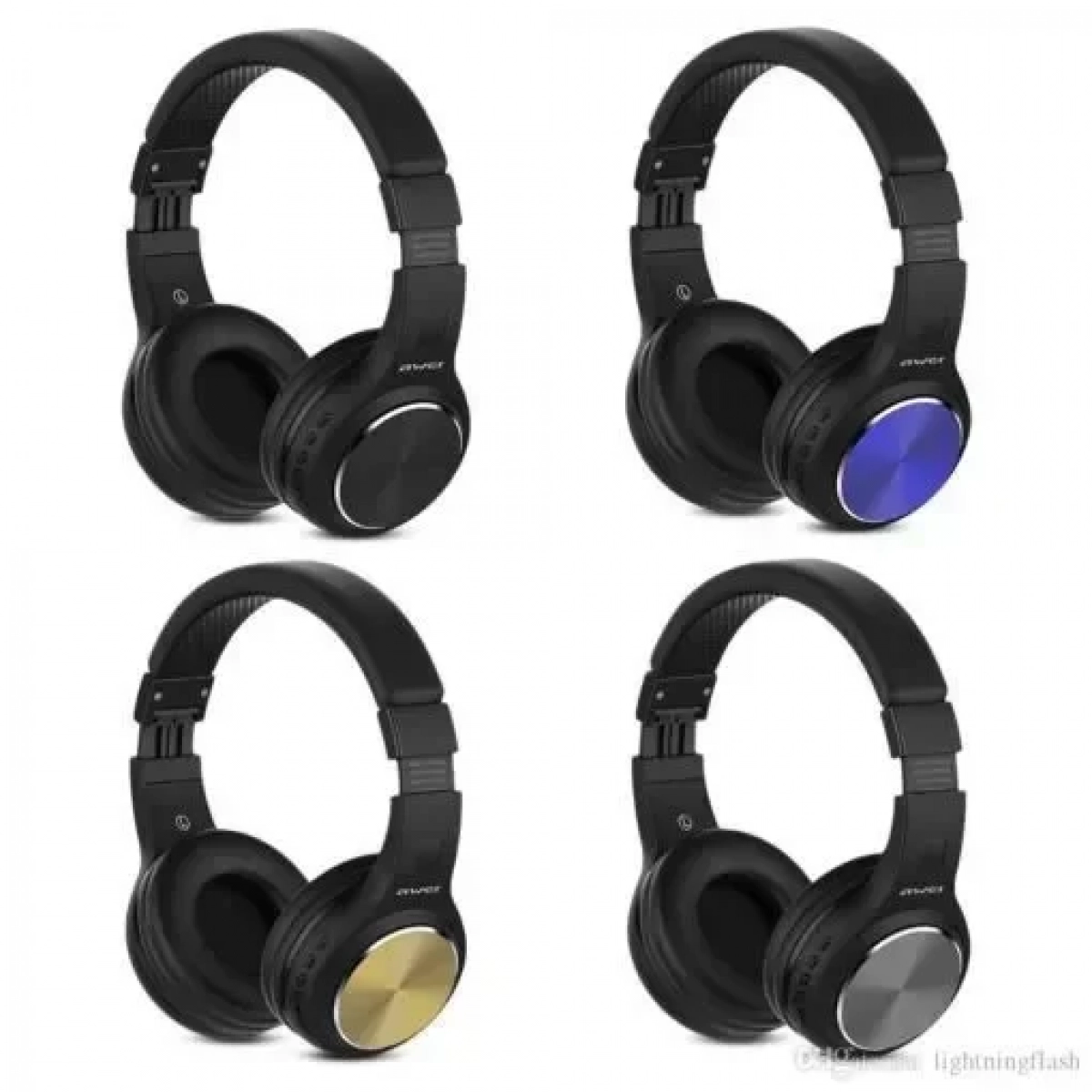 Ακουστικά Bluetooth Stereo Awei A600BL, σε χρυσό χρώμα