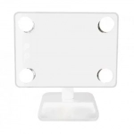 360° Περιστρεφόμενος καθρέπτης 4xLED, x10 - Cosmetic Mirror HH083