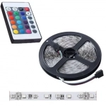 Ταινία Led Σετ με Τηλεχειριστήριο 5050 12V IP65 RGBW 5m- 60LED/m-14.4W/m