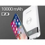 Φορητός Φορτιστής Ασύρματης Φόρτισης - Power Bank Awei P55K 10000 mAh, σε λευκό χρώμα
