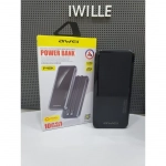 Powerbank εξωτερική μπαταρία με φακό AWEI P40K 10.000mAh, σε μαύρο χρώμα