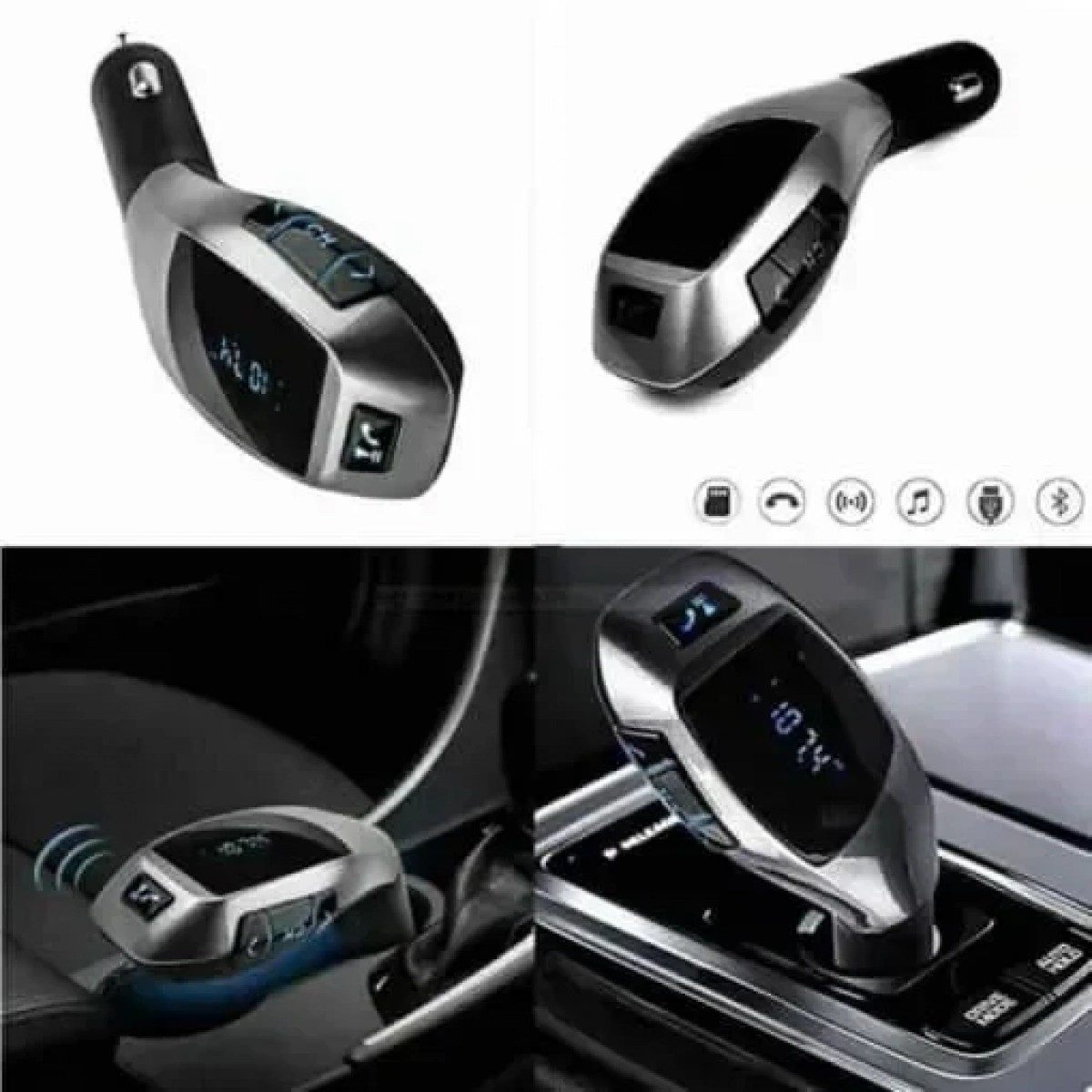 Bluetooth MP3 Player + Φορτιστής USB Αυτοκινήτου Car Kit X7 Με Χειριστήριο