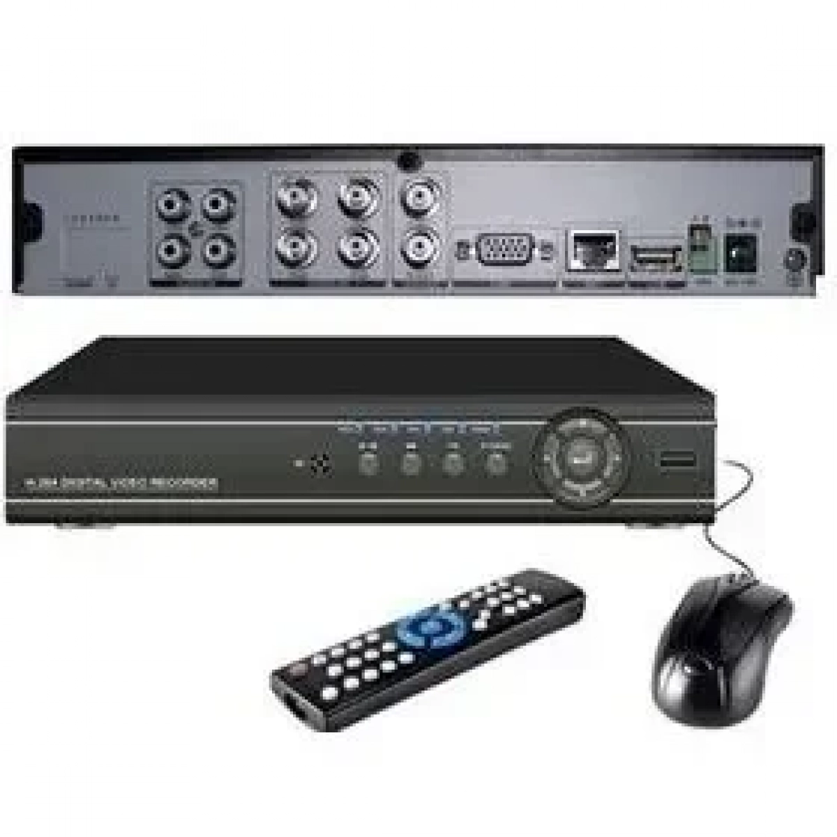 Πλήρες έγχρωμο σετ CCTV εποπτείας και καταγραφής με 4 Κάμερες