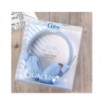 GJBY Ενσύρματα Ακουστικά - AUDIO EXTRA BASS GJ-15, σε γαλάζιο χρώμα