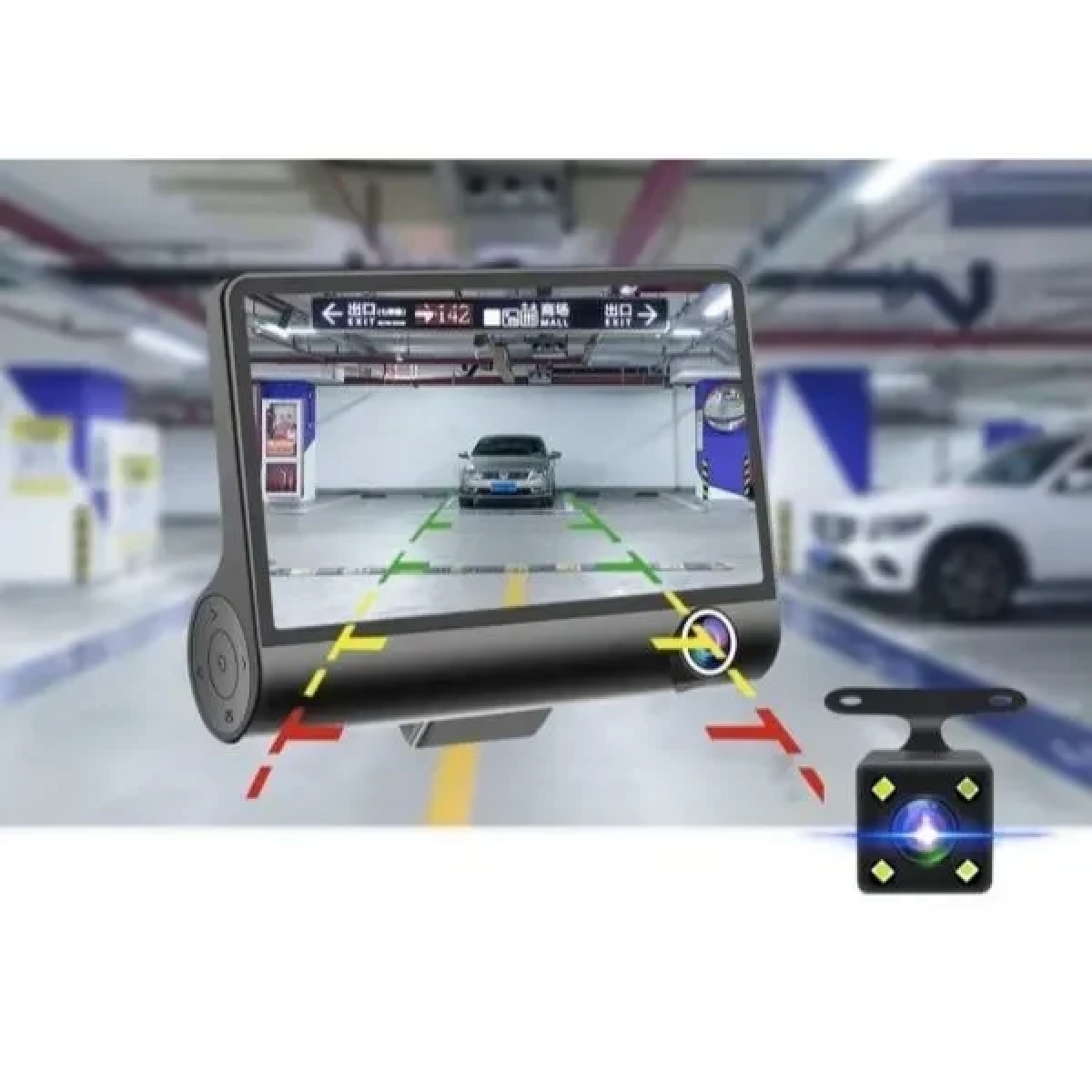 DVR Καταγραφικό αυτοκινήτου WDR Car Dual Lens Camera full HD 1080P