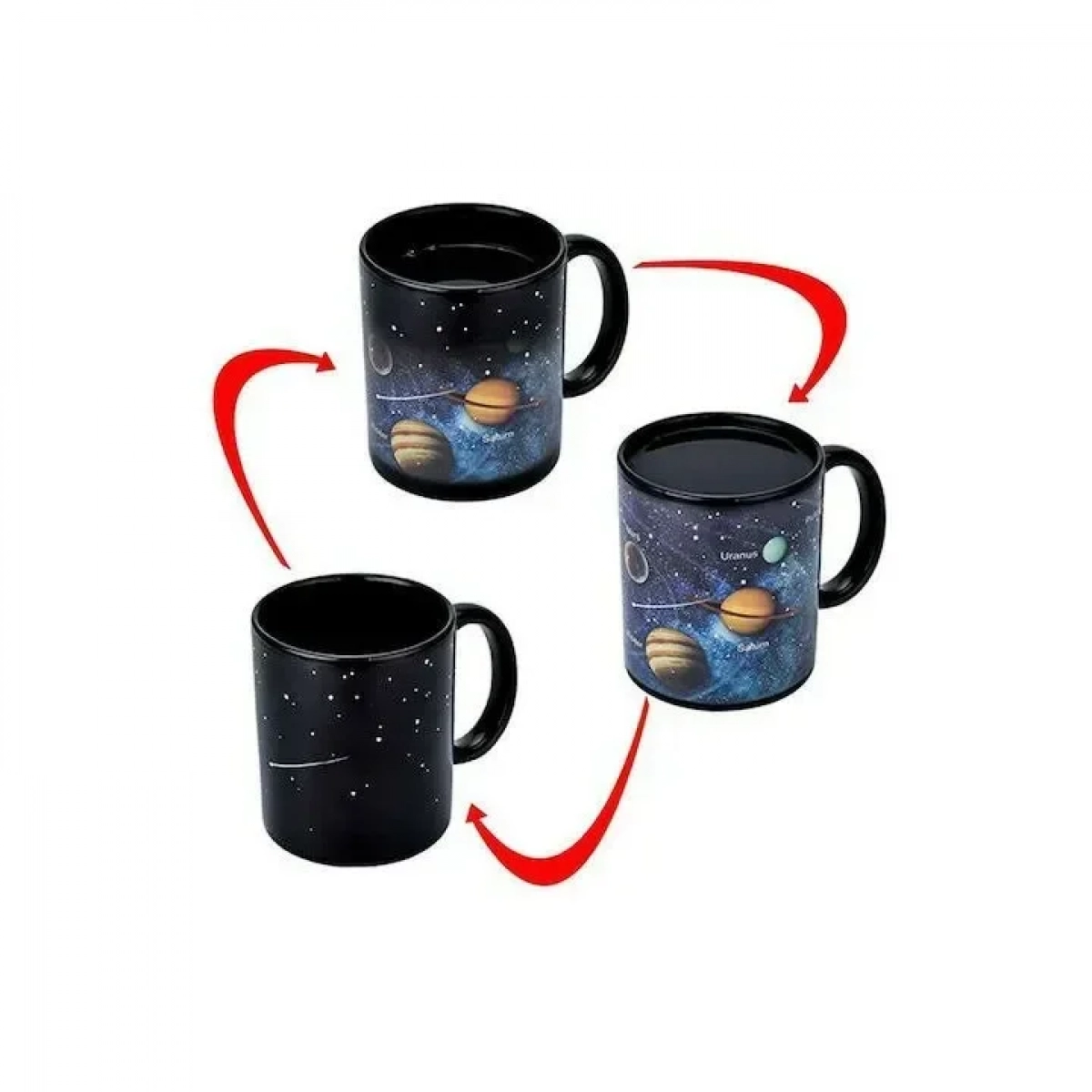Μαγική Κούπα Που Αλλάζει Χρώμα – Solar System Mug