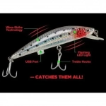 Επαναφορτιζόμενο Τεχνητό Δόλωμα Ψαράκι με Δόνηση και Φωτισμό LED - Twitching Lure