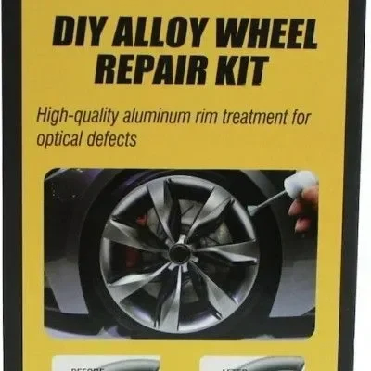 Κιτ Επισκευής Ζάντας Αλουμινίου Ασημί - DIY Alloy Wheel Repair Kit