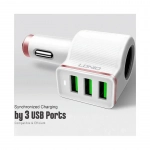 Φορτιστής usb αναπτήρας LDNIO CM12 4.2A 3 USB