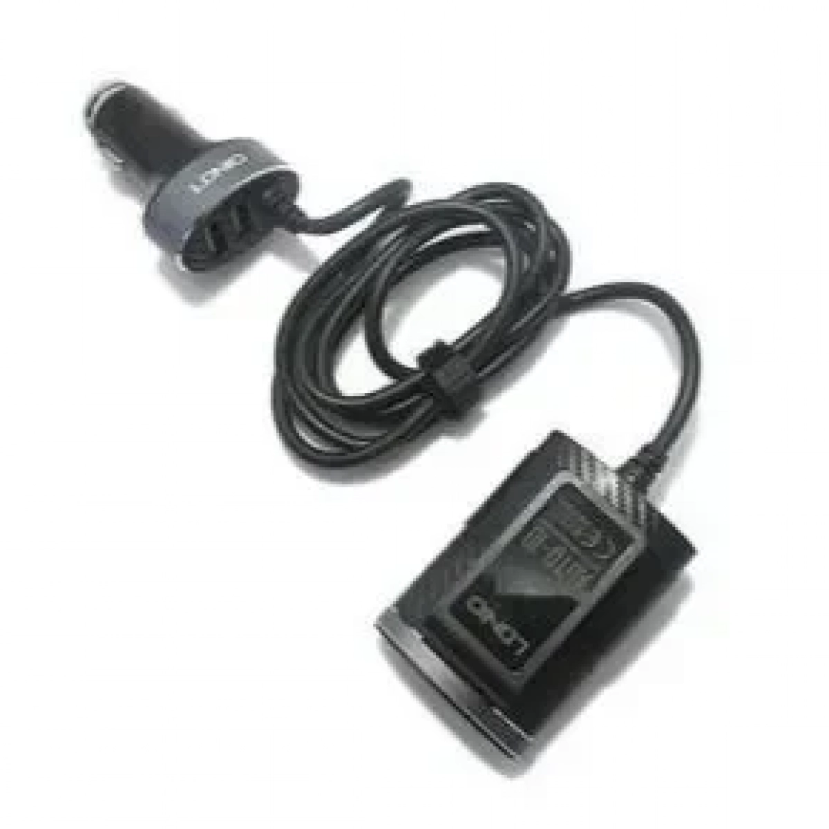 Φορτιστής Αυτοκινήτου LDNIO C502 με 4 Θύρες USB & Καλώδιο Επέκτασης