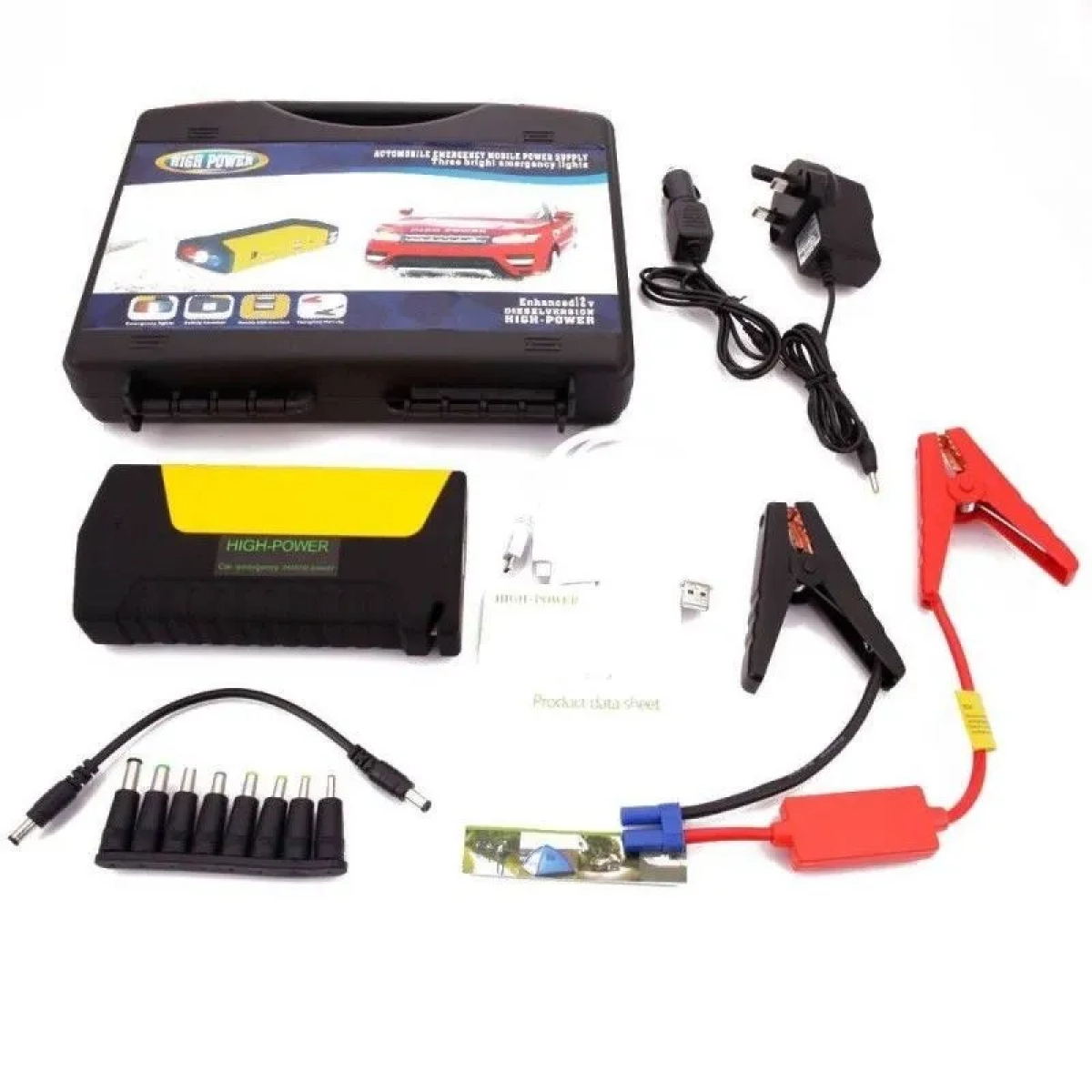 Εκκινητής μπαταρίας αυτοκινήτου 12v starter 16800Mah tm-15