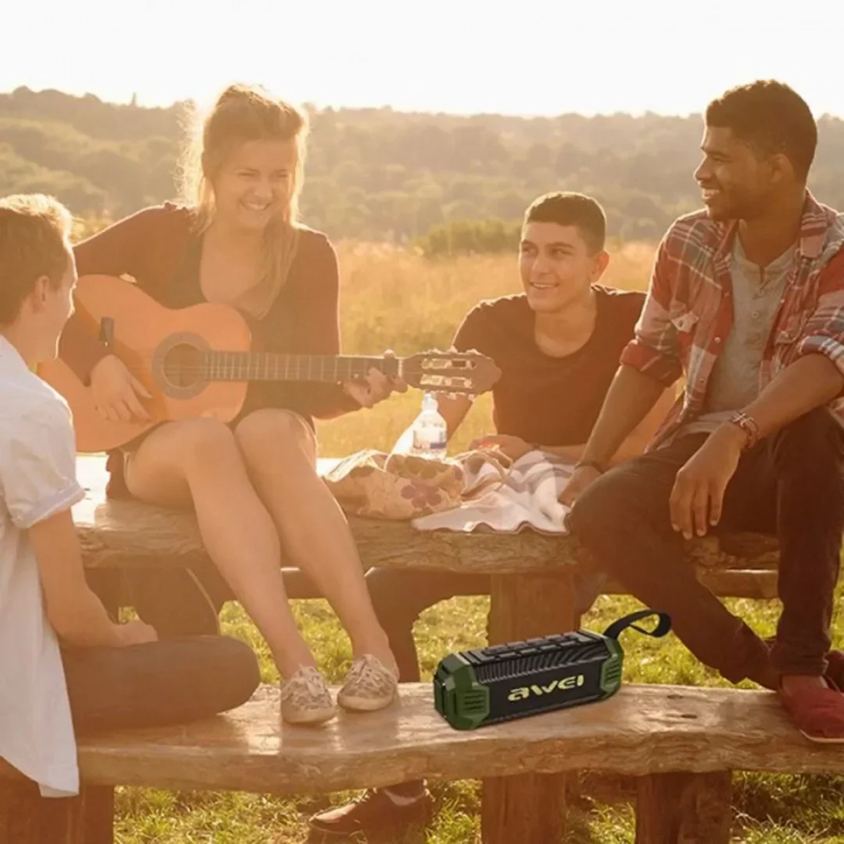 Αδιάβροχο ηχείο Bluetooth Awei Y280 Πράσινο