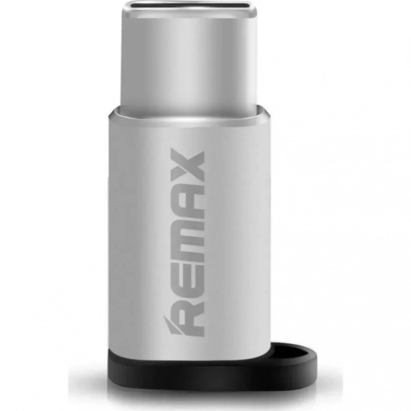 Αντάπτορας Remax Micro USB Female to USB Type-C Male RA-USB1, σε ασημί χρώμα
