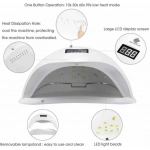 Επαγγελματικό Φουρνάκι Νυχιών LED UV Sun5 48W σε λευκό χρώμα