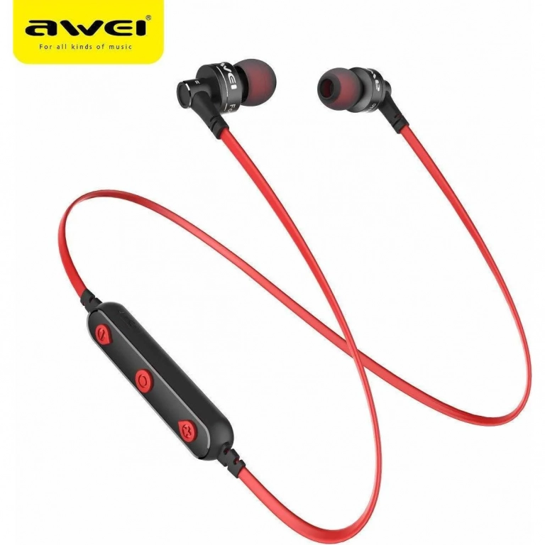 Ακουστικά Bluetooth Awei B990BL, σε μαύρο/κόκκινο χρώμα