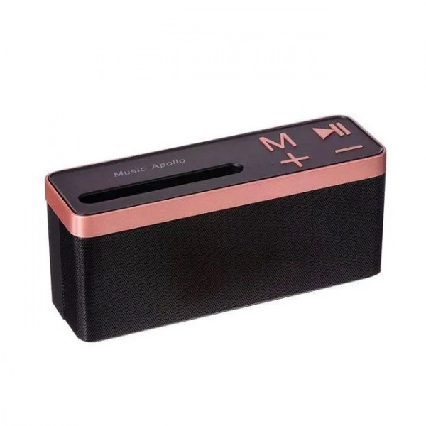 Φορητό Ηχείο Music Apollo s4000 Bluetooth, σε ροζ/χρυσό χρώμα