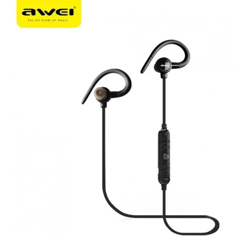 Ασύρματα Bluetooth Ακουστικά AWEI a620BL, σε μαύρο χρώμα