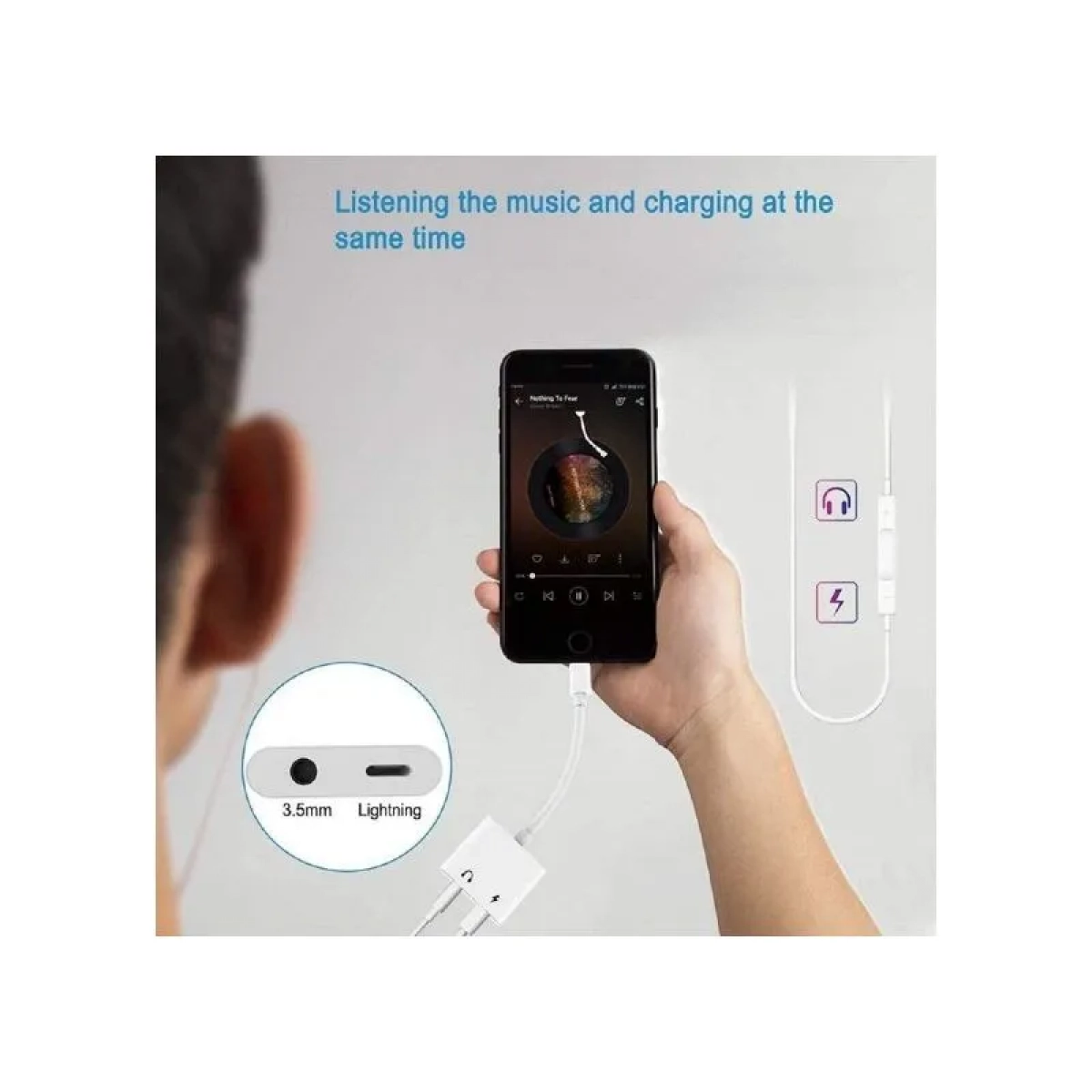Αντάπτορας lightning σε 3.5mm MH030
