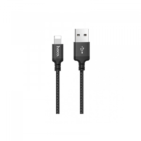 Καλώδιο Hoco X14 για Lightning to Usb 1m, σε μαύρο χρώμα