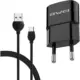 Σετ Φορτιστής - Καλώδιο Φόρτισης AWEI C-13M Micro USB 2.1A 1.2m Micro USB, σε μαύρο χρώμα