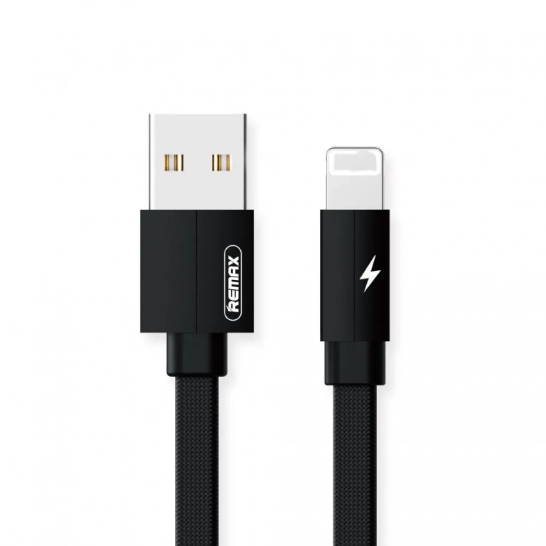 Καλώδιο Φόρτισης Remax RC-094i Kerolla 2.1A 1m για lightning, σε μαύρο χρώμα