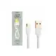 Καλώδιο USB To Micro Usb REMAX Radiance RC-041m 1m, σε λευκό χρώμα