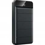 Remax RPP-141 Power Bank 30000mAh led screen, σε μαύρο χρώμα