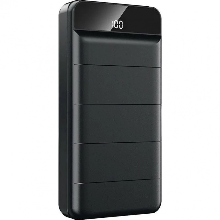 Remax RPP-141 Power Bank 30000mAh led screen, σε μαύρο χρώμα