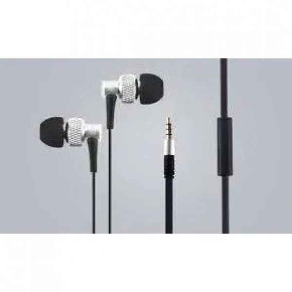 HandsFree Ακουστικά AWEI ES-390i, σε ασημί χρώμα