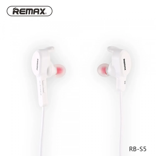 Ακουστικά Bluetooth Remax RB-S5, σε λευκό χρώμα