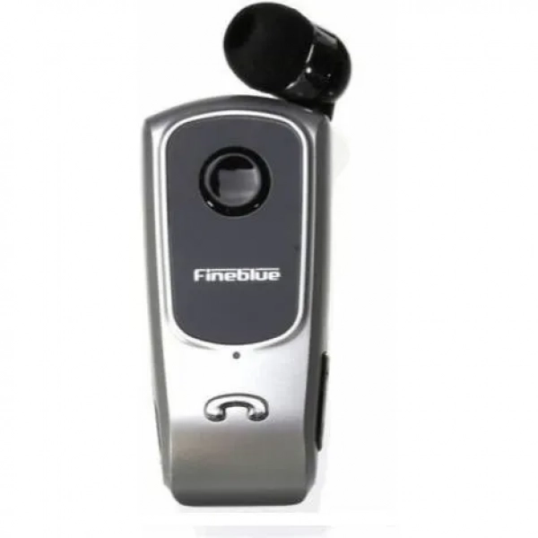Ακουστικό Bluetoοth Hands Free Fineblue F920, σε ασημί χρώμα