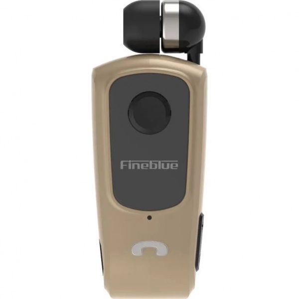 Ακουστικό Bluetoοth Hands Free Fineblue F920, σε χρυσό χρώμα