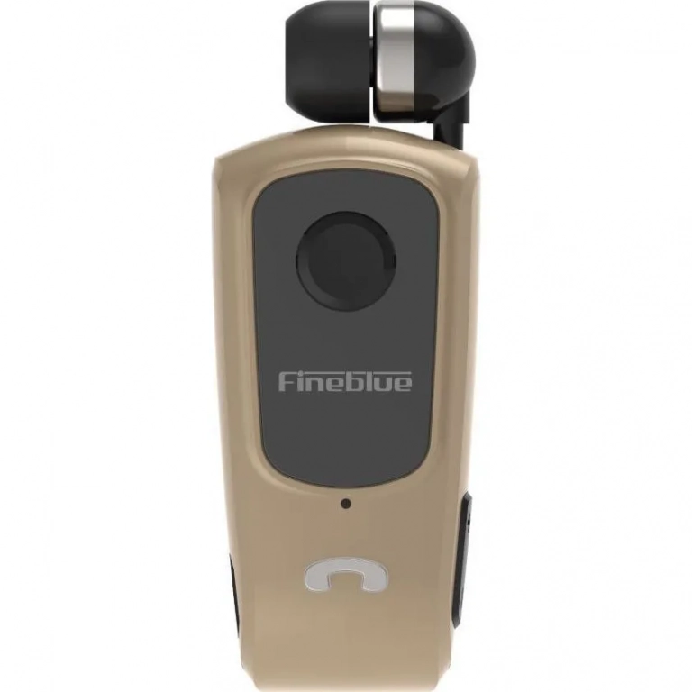 Ακουστικό Bluetoοth Hands Free Fineblue F920, σε χρυσό χρώμα