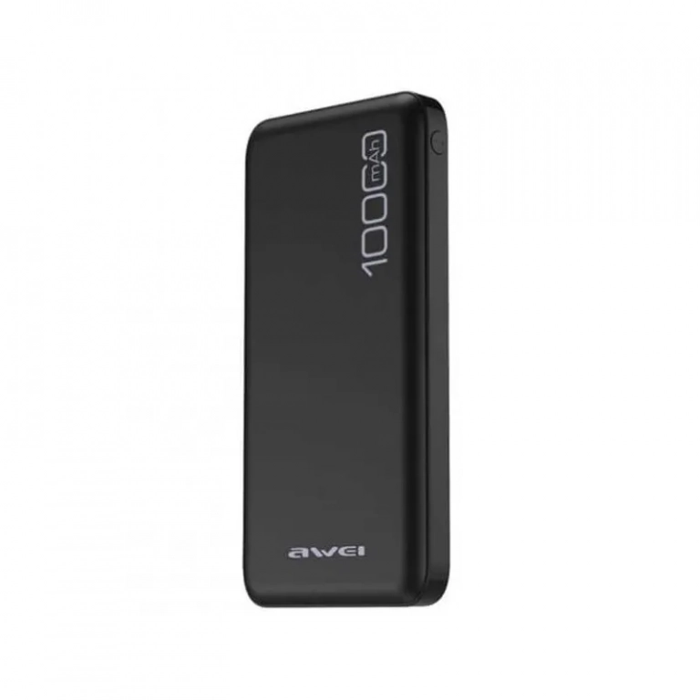 Power Bank Awei P28K 10000mAh, σε μαύρο χρώμα