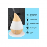 Υγραντήρας Υπερήχων & Συσκευή Αρωματοθεραπείας AJ-215 με 7 Χρώματα LED 235ml