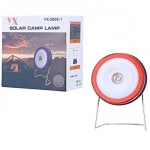 Φανάρι LED Energy Lamp Ηλιακό με Φακό 10cm Solar Camp Lamp YX-5608-1 Κόκκινο